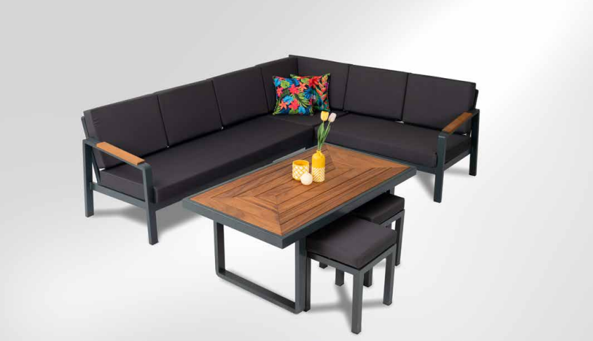 Apollon Köşe Takımı Antrasit-Antrasit